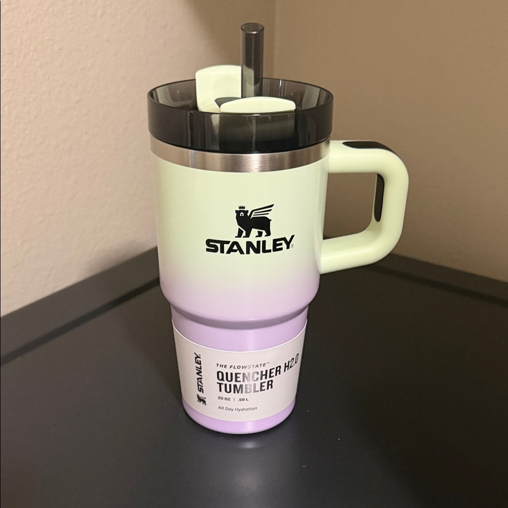 Stanley Mint and Lavender Tumbler with Handle